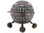 RUSSIAN GILT SILVER CLOISONNE ENAMEL EGG CASKET