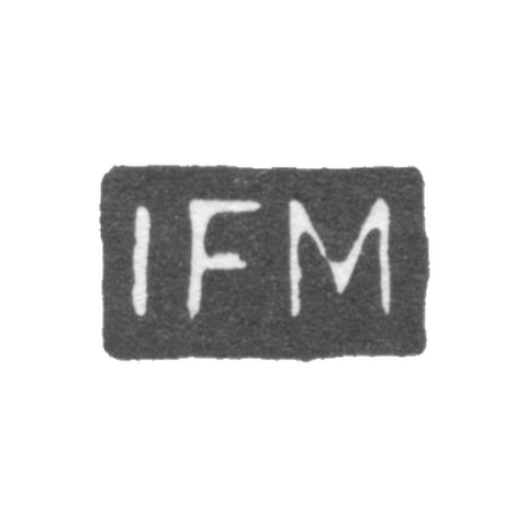 Клеймо мастера Меринг Иоганн Фридрих - Ленинград - инициалы "IFM"