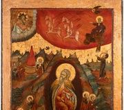 Икона пророка Илии: его жизнь в Тиши.