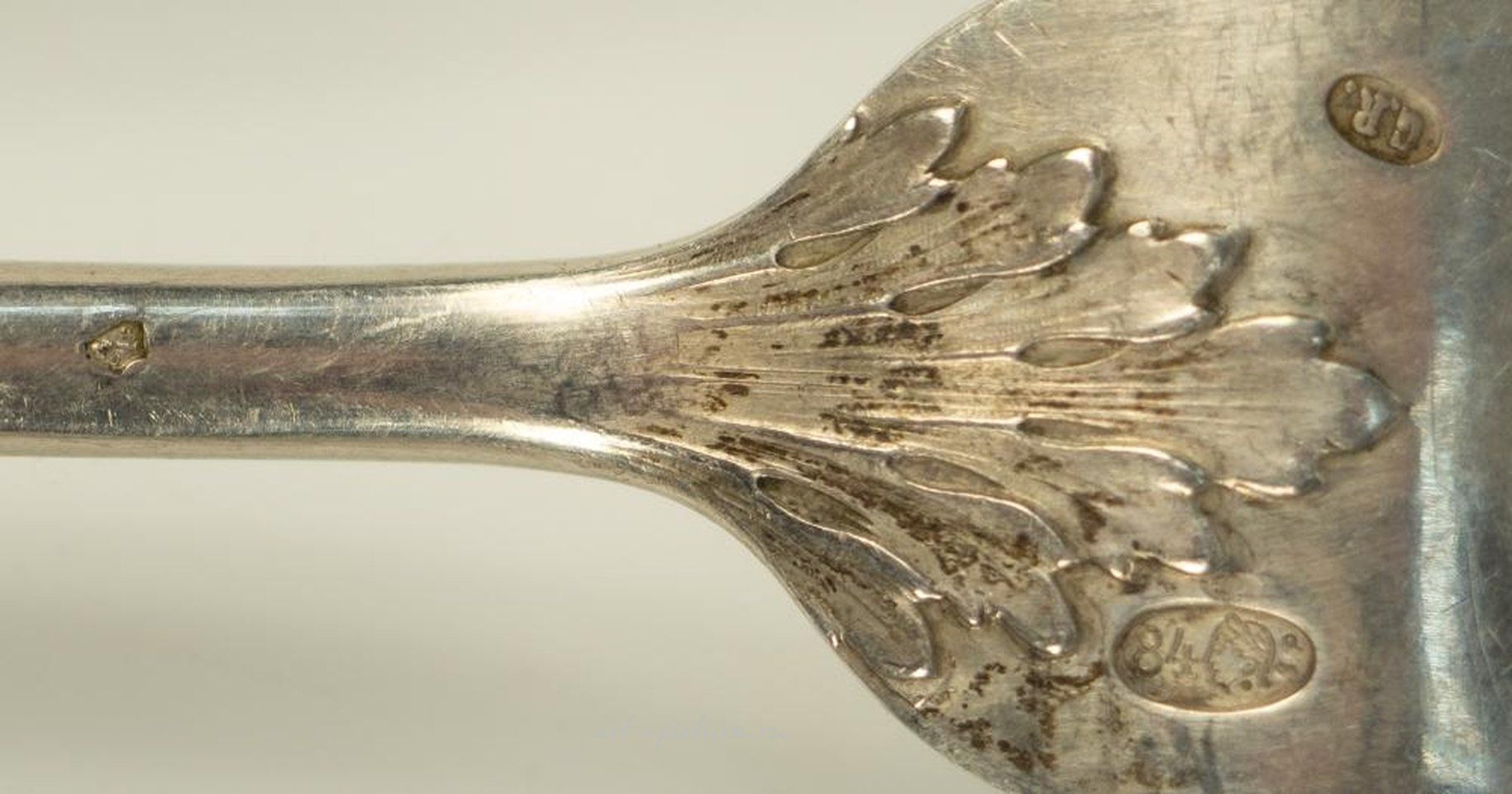 Russian silver , A set of russian silver cutlery for 6 persons, 42 parts.