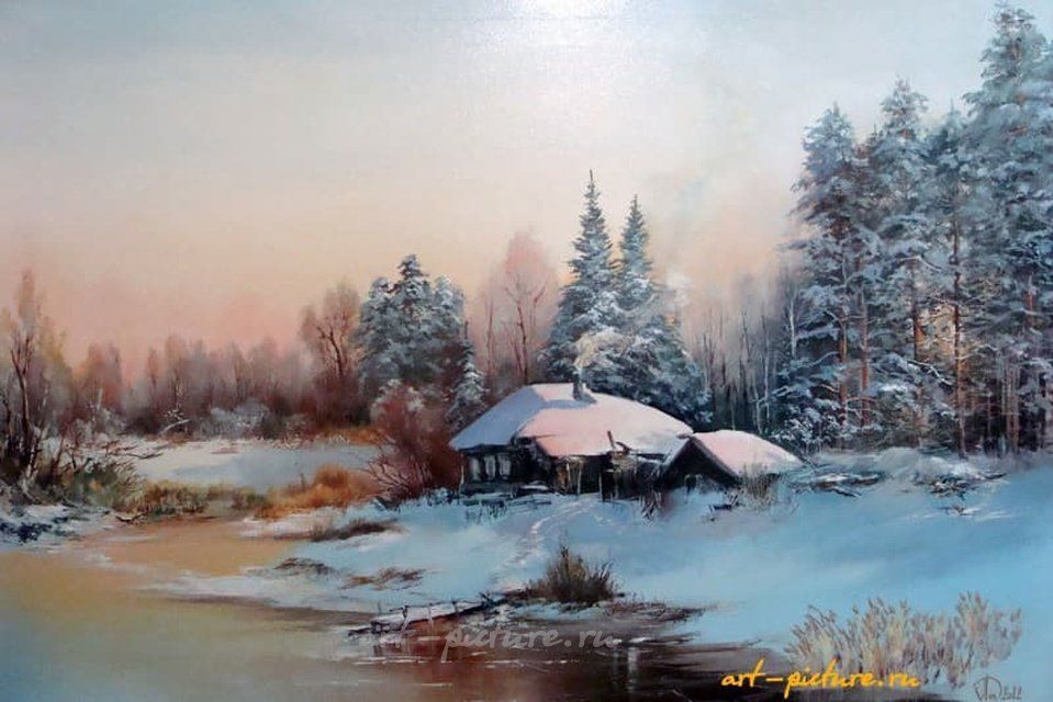 Хозяйство лесника масло,холст