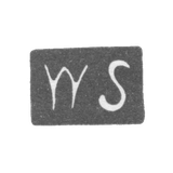 Клеймо мастера Зеффер Виллем - Таллин - инициалы "WS" - 1924-1940 гг.