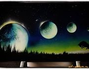Телец spray paint art 