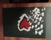 "Страдания Сердца" Масляная пастель 