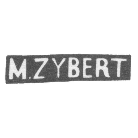 Клеймо мастера Циберт М. - Харьков - инициалы "M.ZYBERT" - после 1908 г.