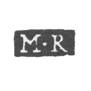 Клеймо мастера Рейхелин Матиас - Ленинград - инициалы "M-R"