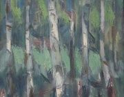 Березы. Холст, масло. 47 х 38 см