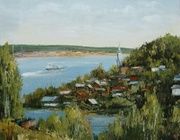 Плёс масло,холст
