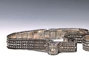 Серебряная корзинка с ручками, Rutland, Москва 1898-1912, 84 проба, Мейс...