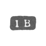 Клеймо мастера Бергстрем Иона - Ленинград - инициалы "IB"