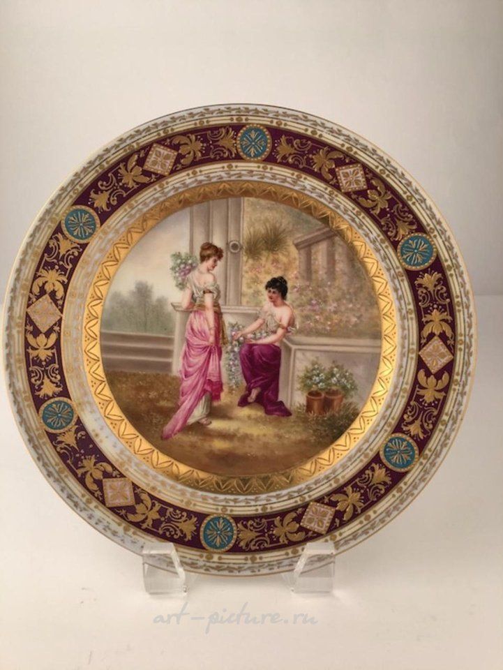 Royal Vienna , Royal Vienna тарелка с портретом