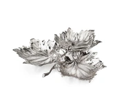 Серебряная Менажница 3 виноградных листа Buccellati серебро