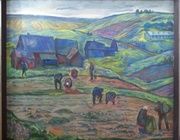 Волховские поля масло, холст 
