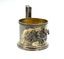 19th century Russian Imperial Sterling Silver Tea Glass Holder