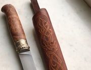 Нож туристический. Изготовлен мастером Савостин Л.А.