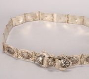 Русская серебряная ниелло и латунь XIX века