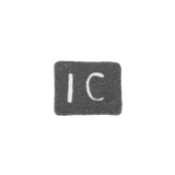 Клеймо мастера Серебреников Илья Сидоров - Кострома - инициалы "IС" - 1756-1795 гг.