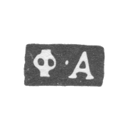 Клеймо мастера Андреянов Федор - Москва - инициалы "Ф-А" - 1793-1826 гг.