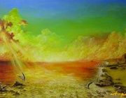 Золотой час масло,холст 