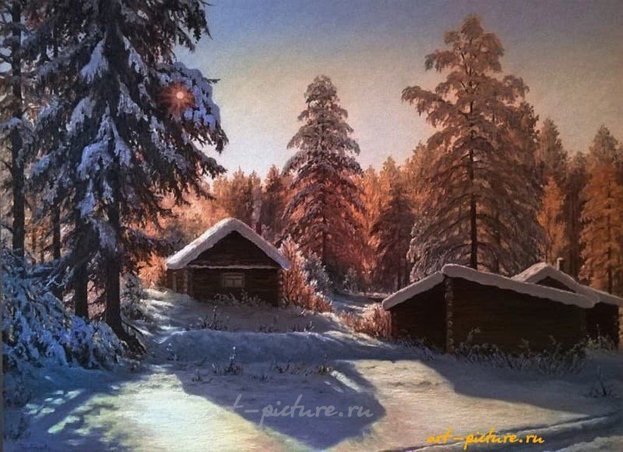 Седая чародейка Холст масло