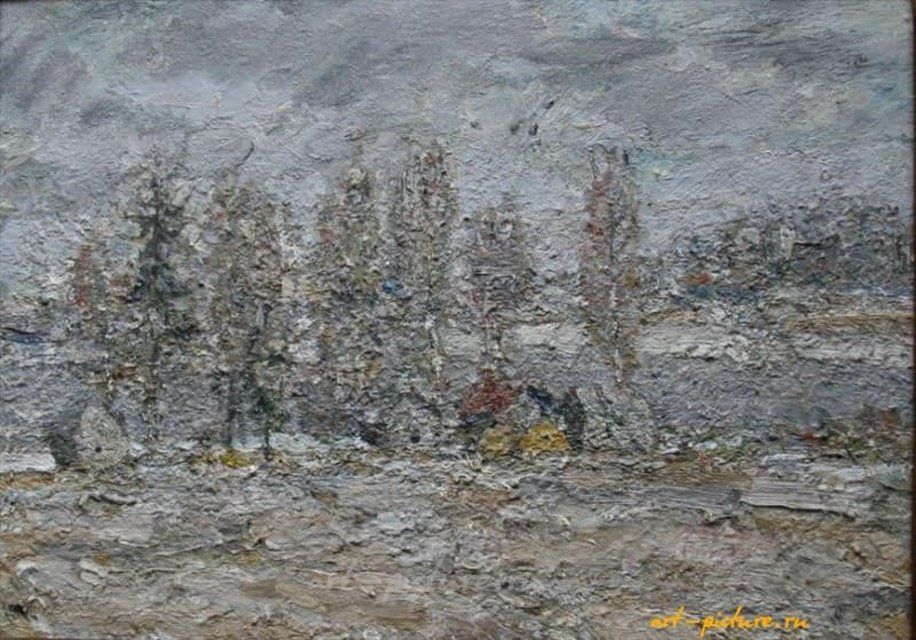 Осень. д. Дива. Холст, масло. 36 х 52 см