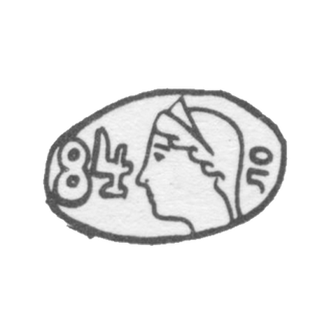 Клеймо окружных пробирных управлений 1899-1908 гг. - А.К. Выржиковский