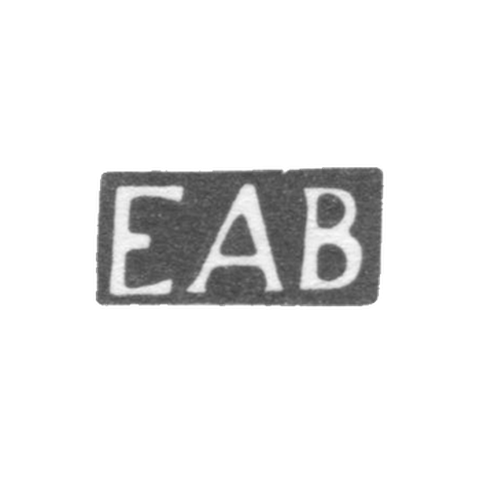 Клеймо мастера Бауер Эдуард Аугуст - Таллин - инициалы "EAB" - 1830-1855 гг.