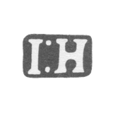 Клеймо мастера Хагель Иоганн - Тарту - инициалы "IH" - 1850-1878 гг.