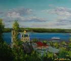 Статуэтка Плёс.Лето акрил,холст