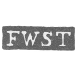 Клеймо мастера Веннерстрем Олоф Фредерик - Ленинград - инициалы "FWST"