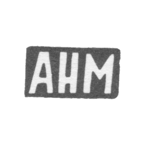 Клеймо мастера Малосков Анатолий Николаев - с. Красное - инициалы "АНМ" - конец 19 века