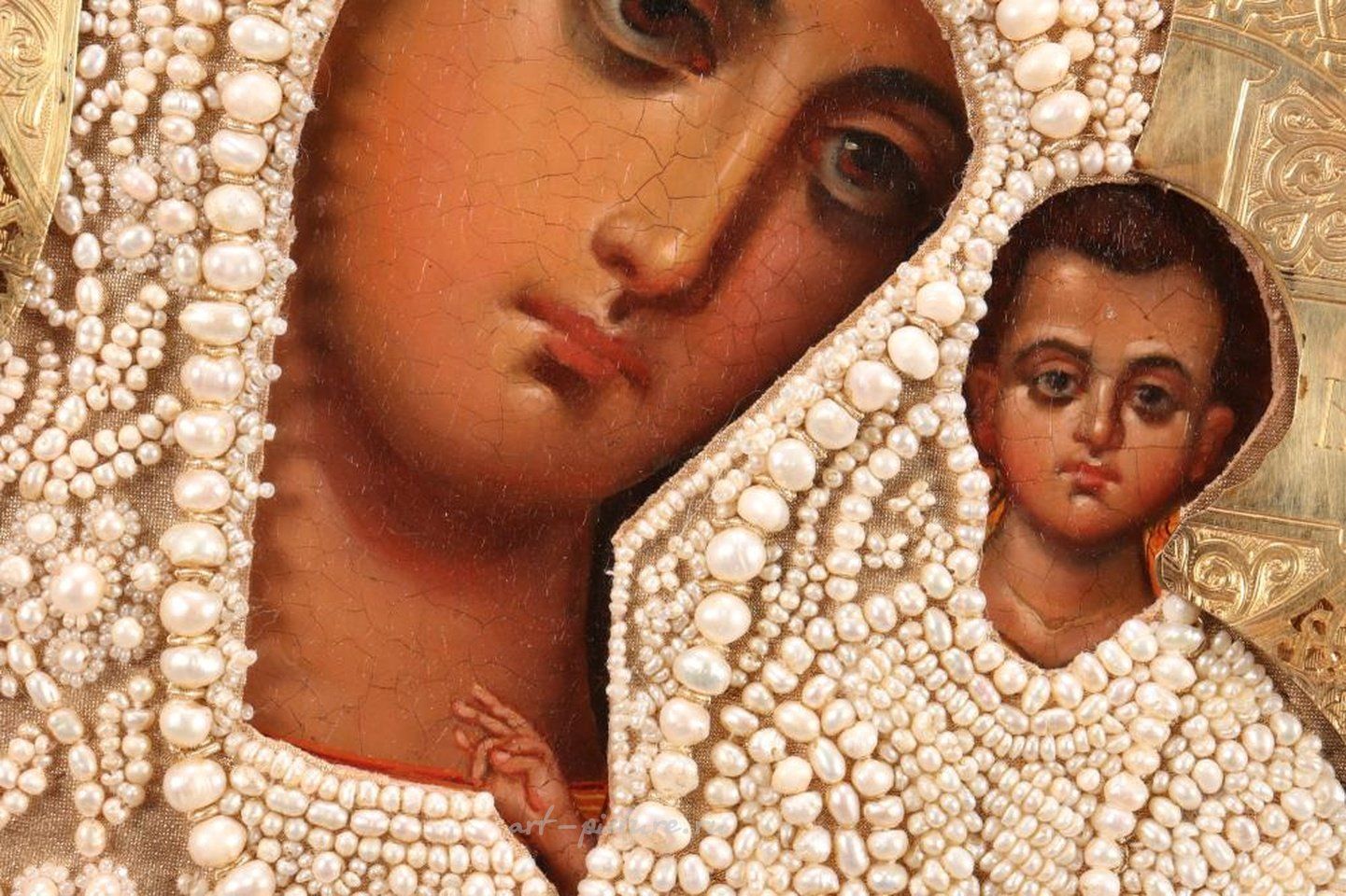 Русское серебро , Русская серебряная и эмалевая икона.