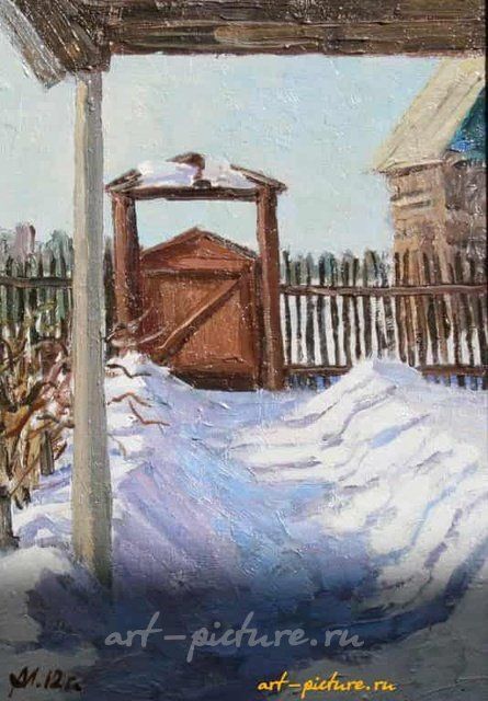 Март у крыльца