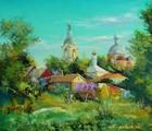 Статуэтка Мыт на Лухе масло,холст