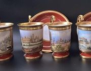 Чайная пара Виды Москвы мастерская Быстрицкой