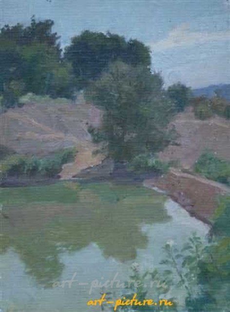 Озерцо. Холст, масло. 30 х 23 см