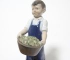 купить Октябрь - мальчик с яблоками. Дания, г. Копенгаген, Royal Copenhagen
