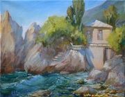 Бухта Чехова холст, масло 