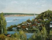 Плёс масло,холст