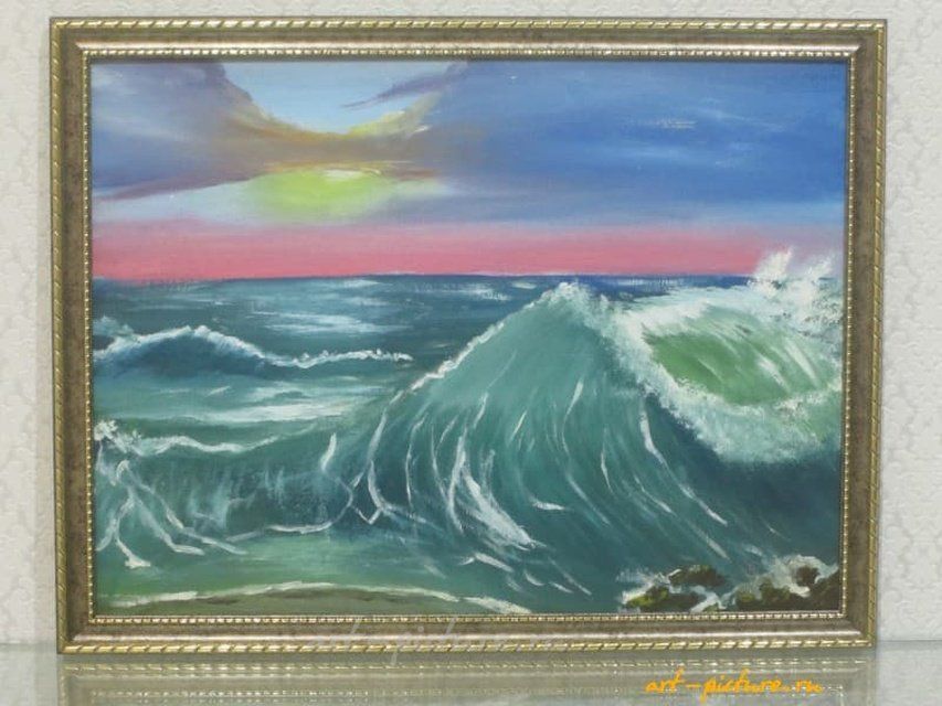 Море холст, масло