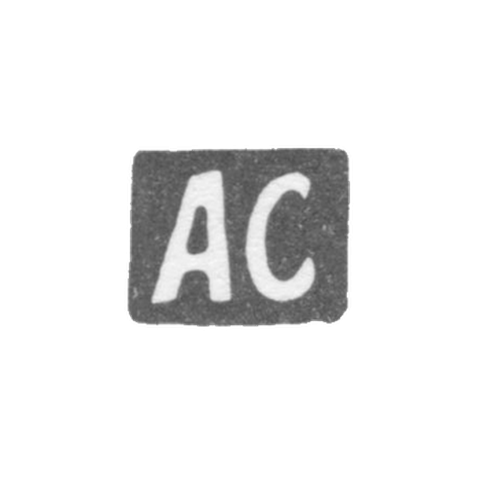 Клеймо мастера Спарышкин Александр Иванович - Москва - инициалы "АС" - 1907-1914 гг.