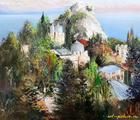 Статуэтка Симеиз масло,холст