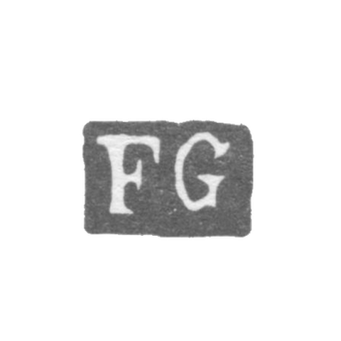 Клеймо неизвестного мастера Ленинграда - инициалы "FG" - 1834-1858 гг.