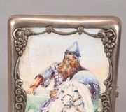Русский серебряный сигаретный кейс.