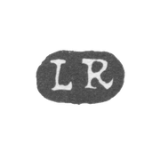 Клеймо неизвестного мастера Ленинграда - инициалы "LR"