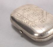 Русский серебряный сигаретный кейс.