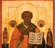 Икона святого Николая Мирликийского, Россия, 19 век