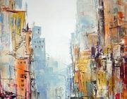 Город N акрил,холст