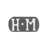 Клеймо неизвестного мастера Ленинграда - инициалы "Н-М" - 1786--1793 гг.