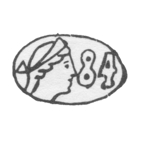 Клеймо окружных пробирных управление 1908-1926 гг. - Москва